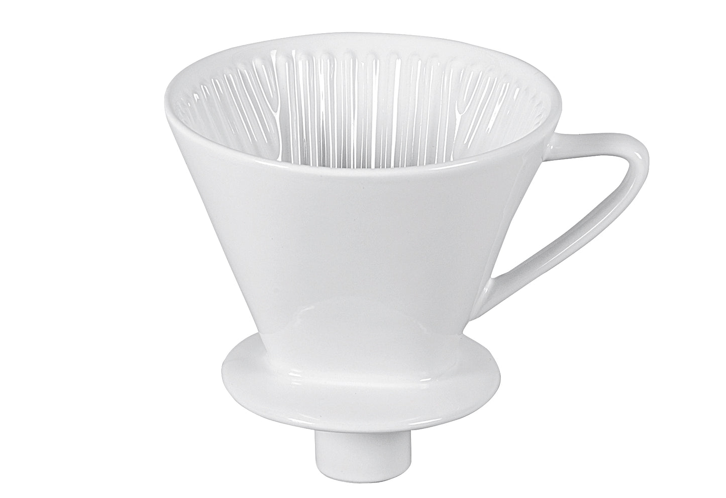 CILIO Kaffeefilter Keramik mit Stutzen Gr. 4