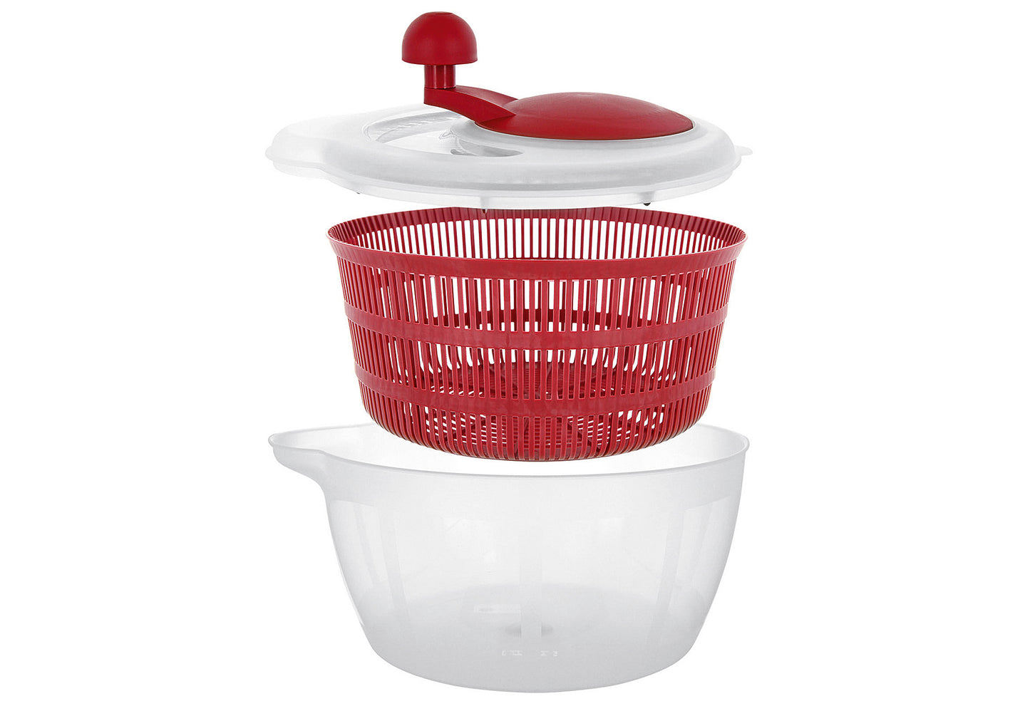 Salatschleuder Fortuna 5l rot