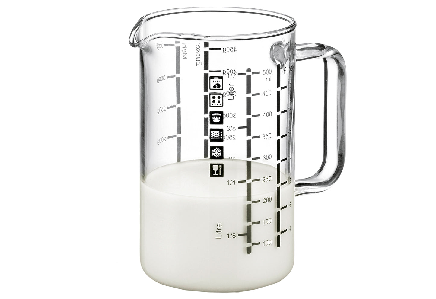 Messbecher mit Henkel 0,5 l
