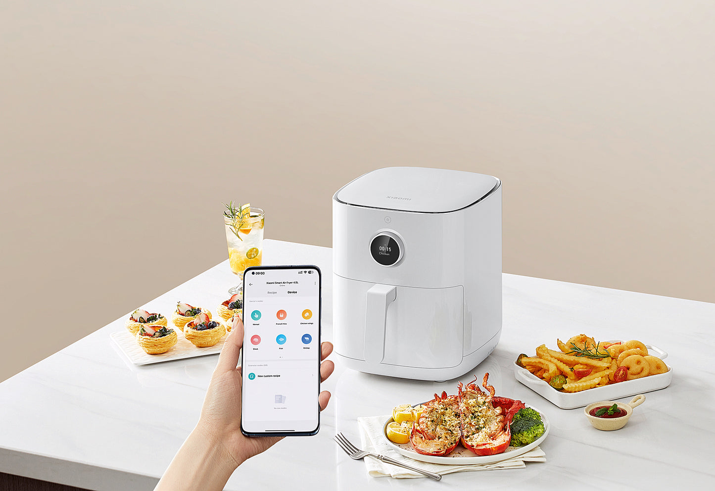Heißluftfritteuse Smart Air Fryer 4,5l EU