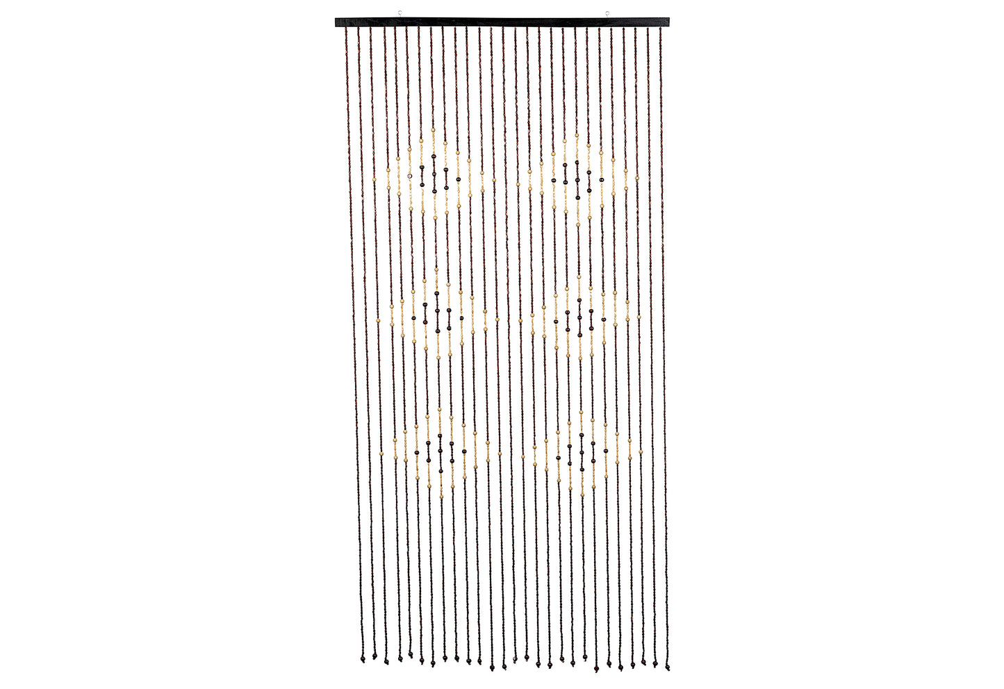 Türvorhang 90x175cm mit Strängen aus Holzperlen
