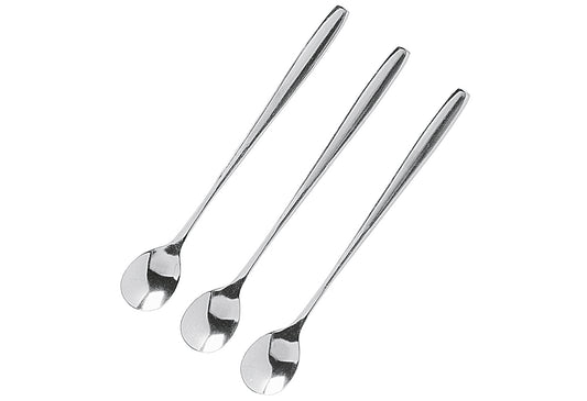 Joghurt-/Longdrinklöffel Edelstahl 19cm 3Stück