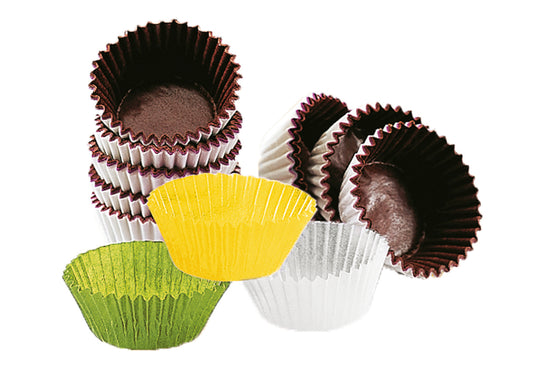 Pralinenförmchen Patisserie Ø3,5cm farbig sortiert 200er Pack