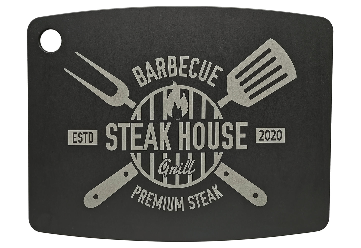 Schneidebrett Steakhouse 37x27,5x0,6cm schwarz