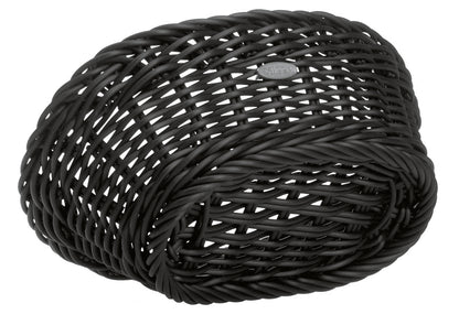 Korb oval 25x17x8,5cm schwarz