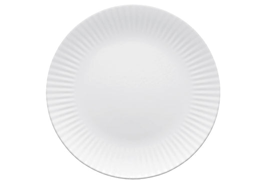 Frühstücksteller Relief weiß 21cm 2Stück