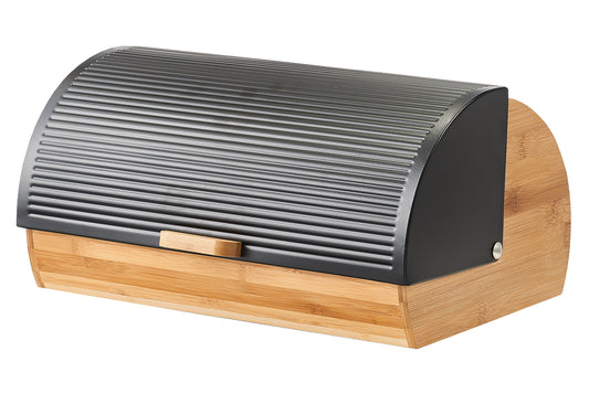Brotkasten Bamboo/Metall 39x27x19cm