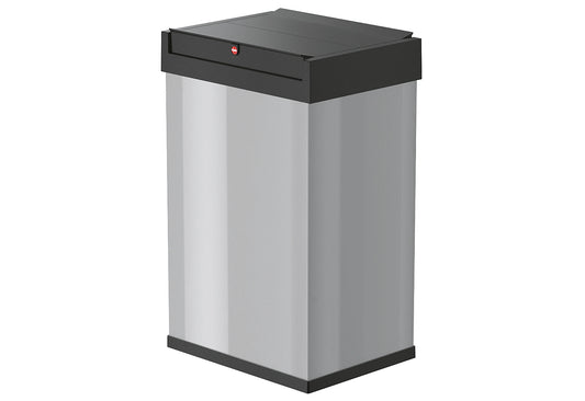 Abfallbehälter mit Schwingdeckel Big-Box Swing L 35l silber