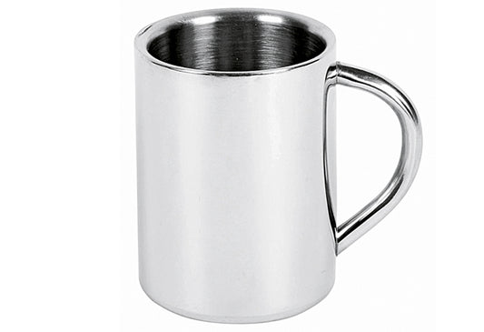 Thermobecher doppelwandig 0,2 l Ø7cm Edelstahl