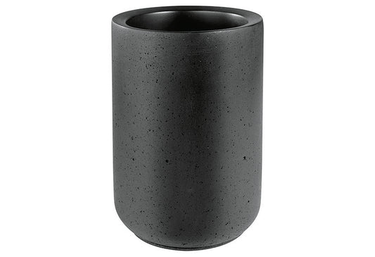Flaschenkühler Beton Element Black H19cm