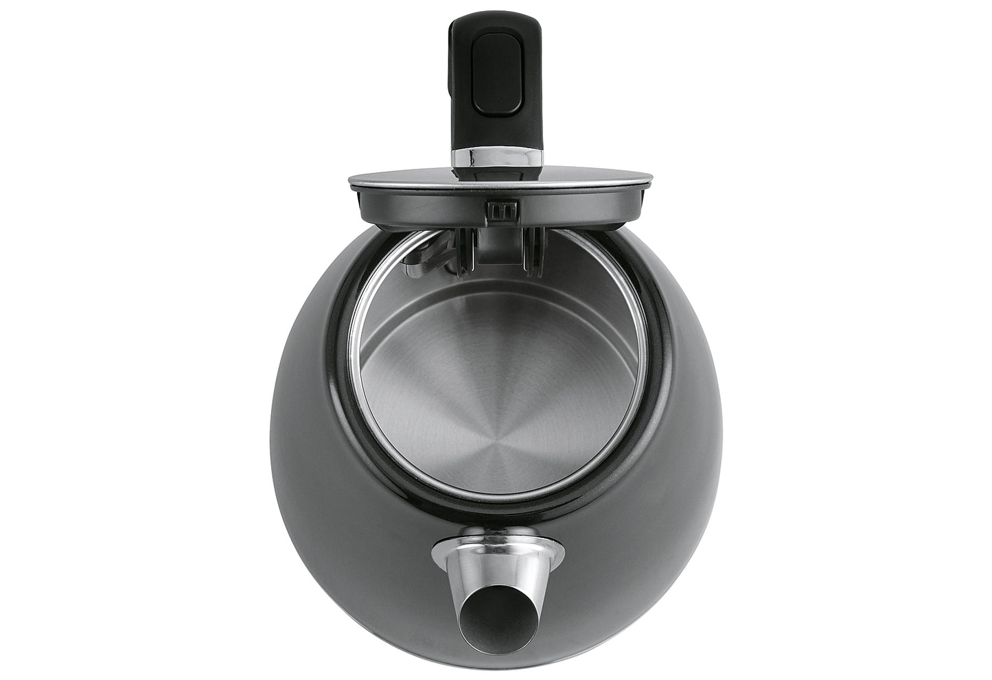 Wasserkocher 1,7l schwarz/metallic