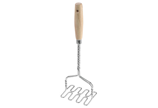Kartoffelstampfer Edelstahl/Holz 34cm