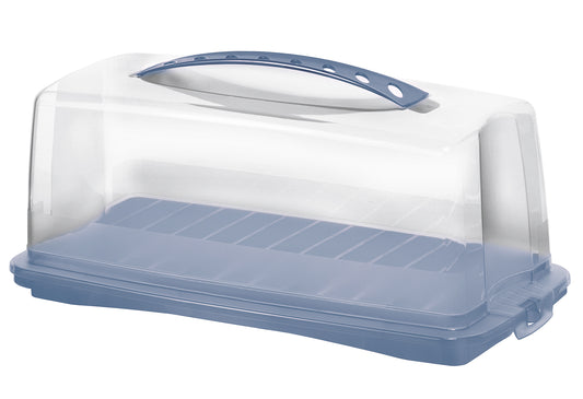 Kuchenbutler Kuchenbehälter Fresh 36x16,5x16,5cm blue