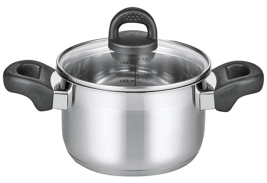 Fleischtopf Turmalin Ø16cm Edelstahl