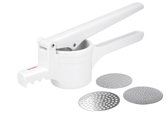 Kartoffelpresse Pressy 26cm weiß 3 Scheiben