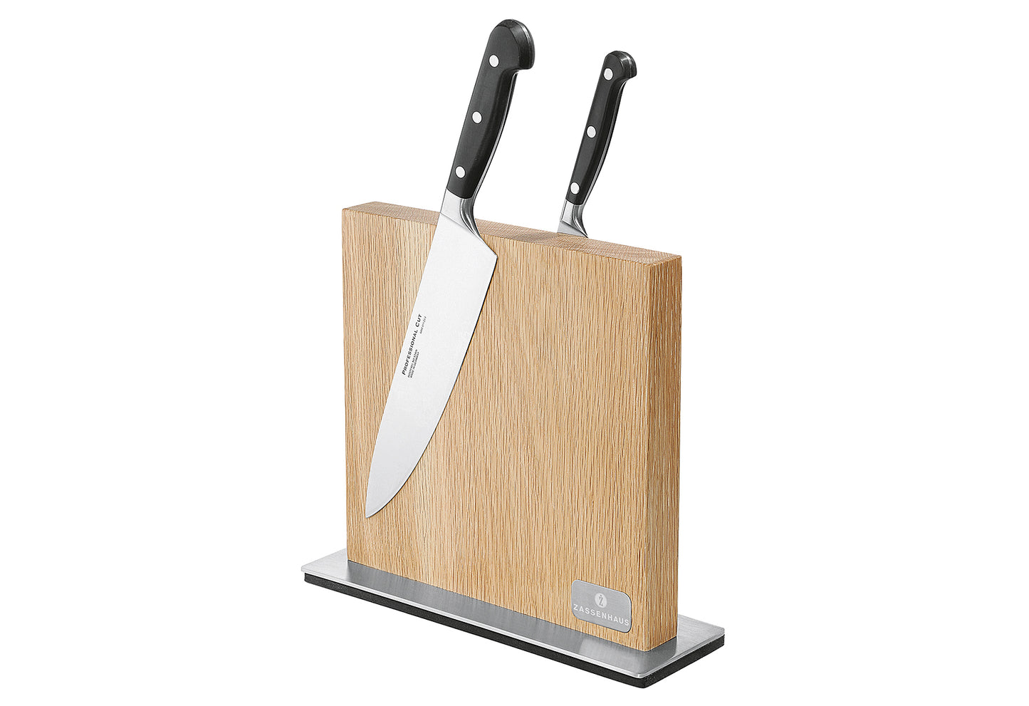 Messerblock Magnet Eiche 28x9x25,5cm