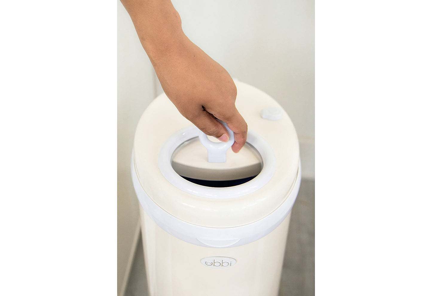 Windeleimer Stahl beige