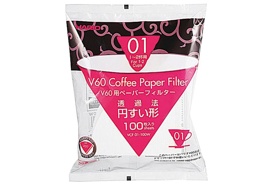 Papierkaffeefilter Gr.01 V60 100Stück