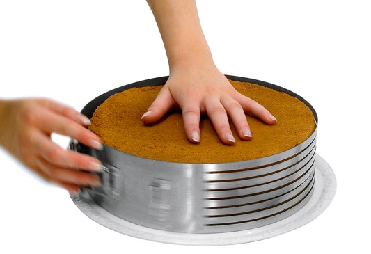 Kuchenschneidhilfe Ø26-28cm Edelstahl