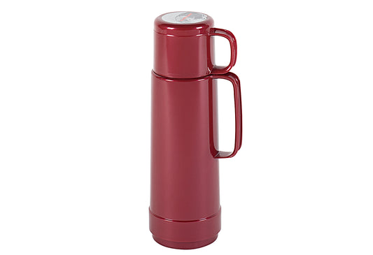 Isolierflasche Kunststoff 0,75 l shiny burgund