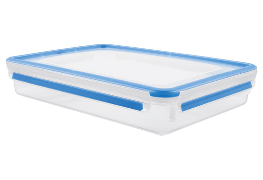 Frischhaltedose Clip & Close Kunststoff 2,6l transparent/blau