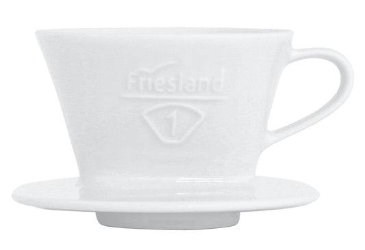 Kaffeefilter Porzellan Größe 100 1-Loch weiß