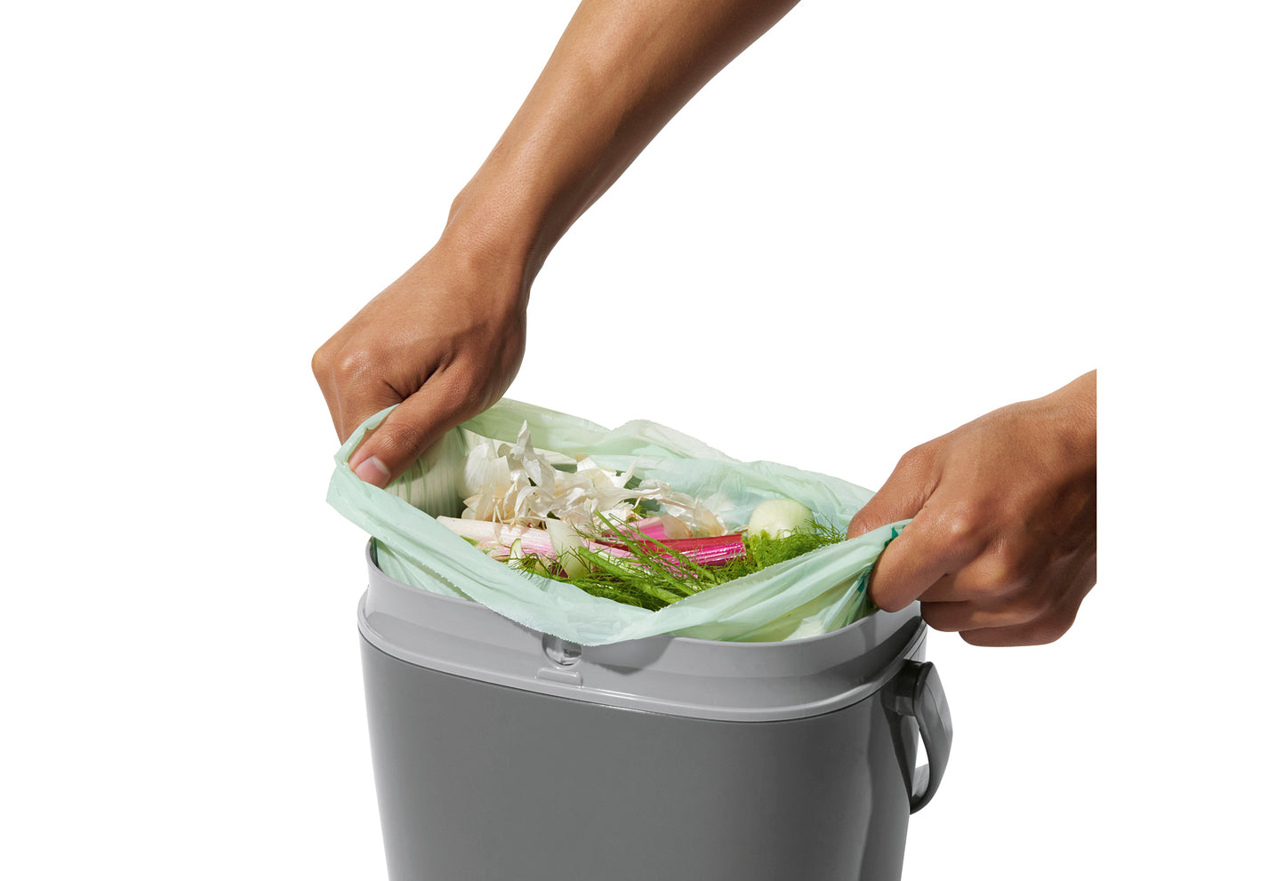 Komposteimer 6,62l grau