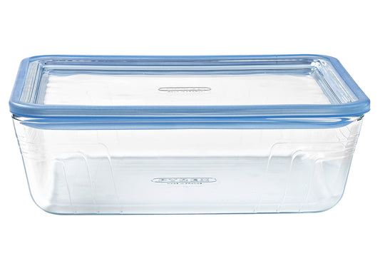 Zero Plastic Frischhaltedose mit Deckel 2,6l 24x19x8cm