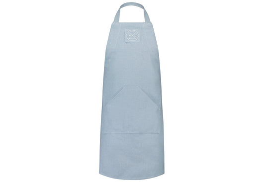 Schürze aus 100% recycelter Baumwolle One-Size Himmelblau