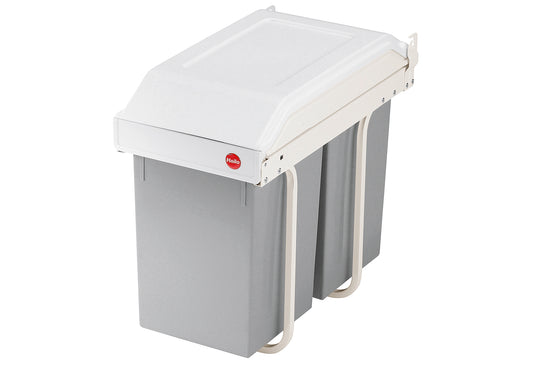 Einbaueimer Multi-Box duo L 2x14l weiß