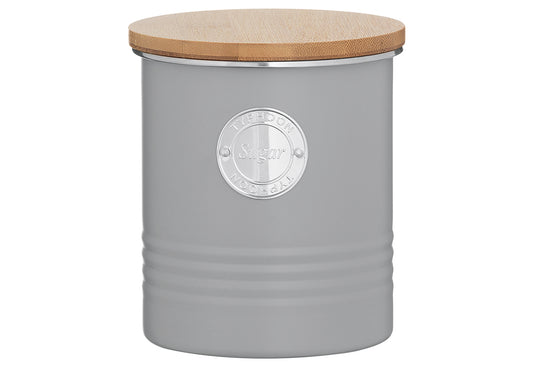 LIVING COLLECTION Vorratsbehälter Zucker 1l pastellgrau