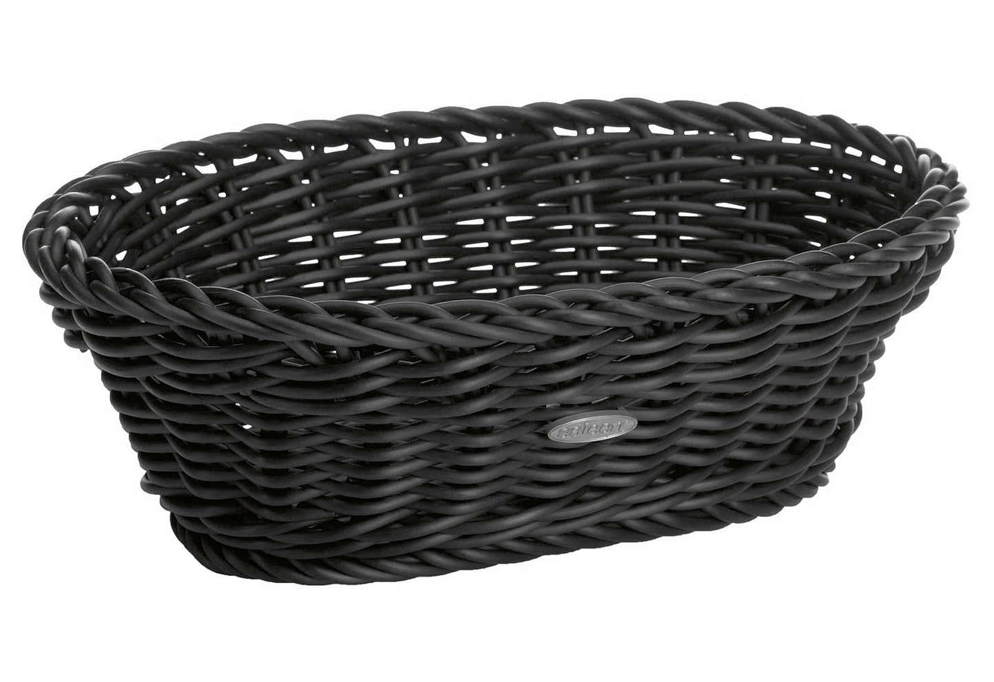 Korb oval 25x17x8,5cm schwarz
