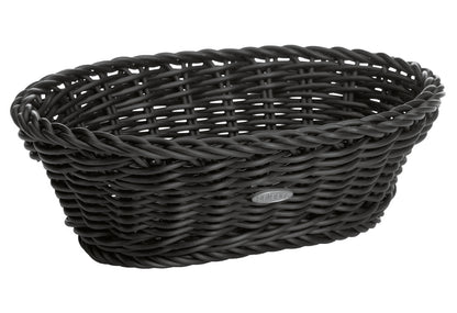 Korb oval 25x17x8,5cm schwarz
