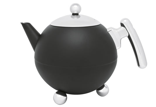 Teekanne Bella Ronde 1,2l matt schwarz