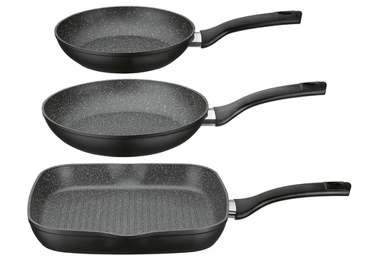 Pfannen-Set Gourmet Granit 3teilig