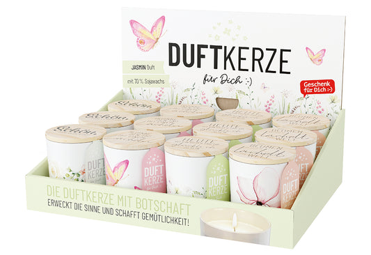 Display Duftkerze Lovely 12 Stück
