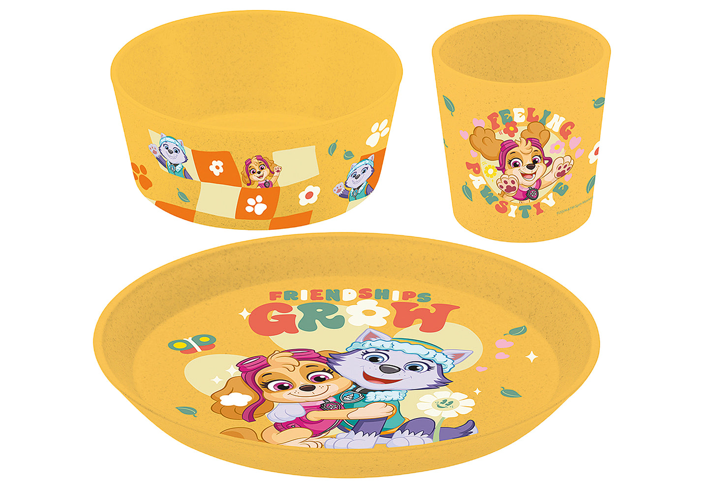 Kindergeschirr Paw Patrol Grow 3teilig