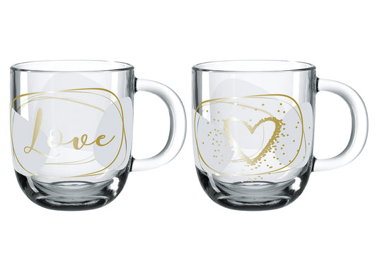 Tasse 400ml Love 2er Set