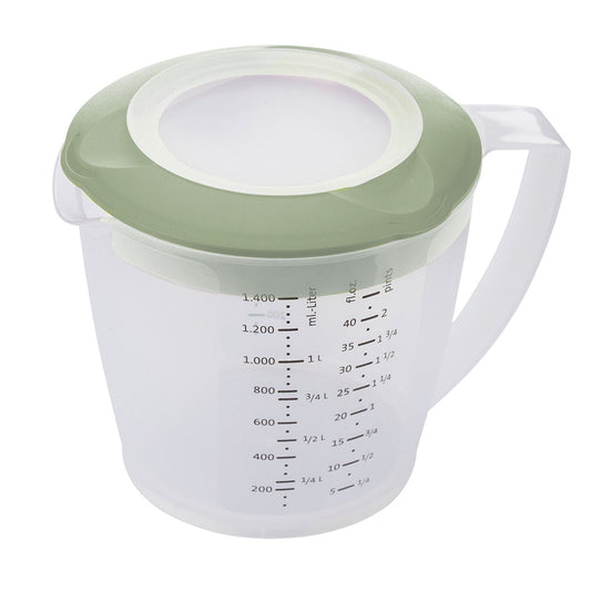 Rührbecher mit Deckel Helena 1,4l mint-grün