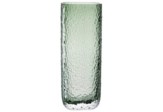 Vase Martello geradlinig 27cm grün