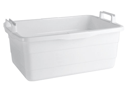 Wanne 50x35x20cm 26l eckig Kunststoff weiß