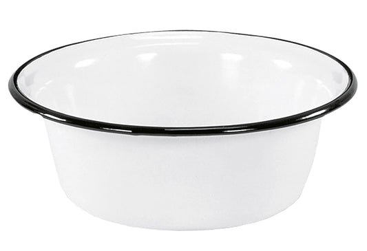 Schüssel Ø32cm weiß emailliert