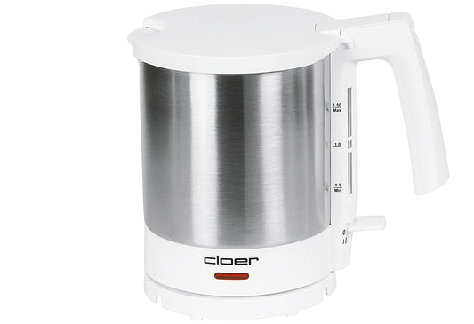 Wasserkocher 4711 1,5l 1800Watt weiß/Edelstahl
