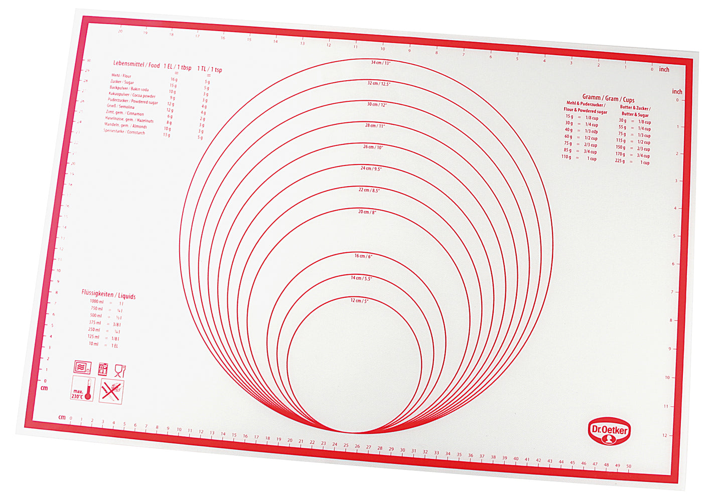Ausrollmatte Flexxibel Silikon 60x40cm