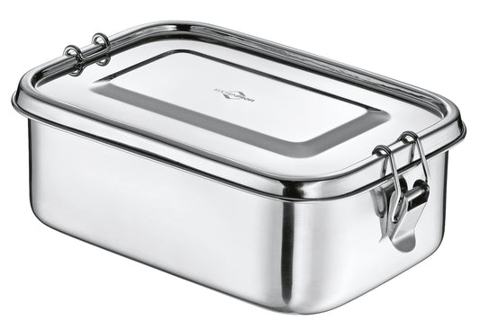 Lunchbox CLASSIC Edelstahl groß 22,5x15x 7,5cm
