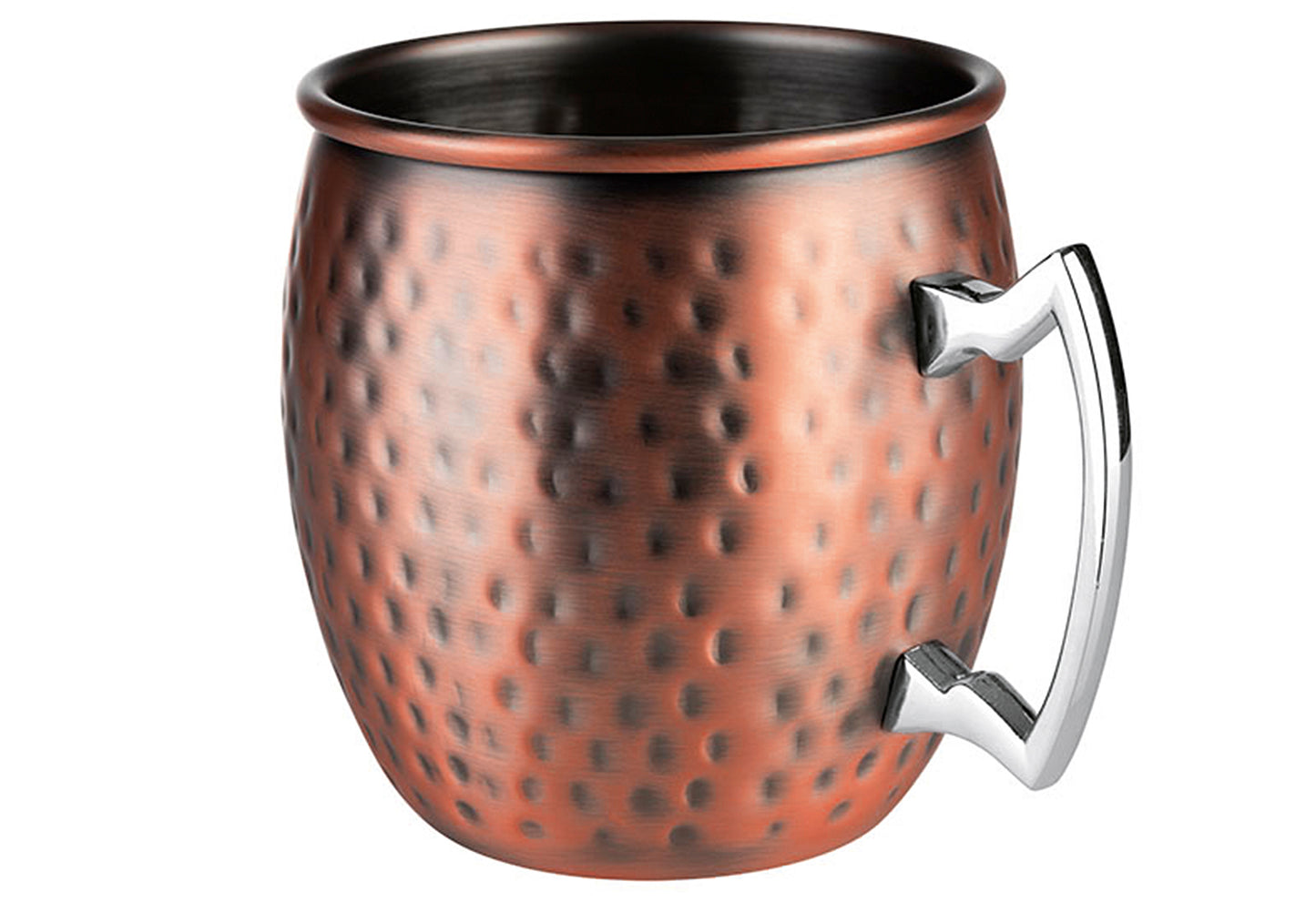 Becher Moscow Mule bauchig Edelstahl/Kupferlook 550ml 2er Set