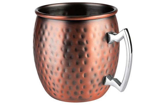 Becher Moscow Mule bauchig Edelstahl/Kupferlook 550ml 2er Set