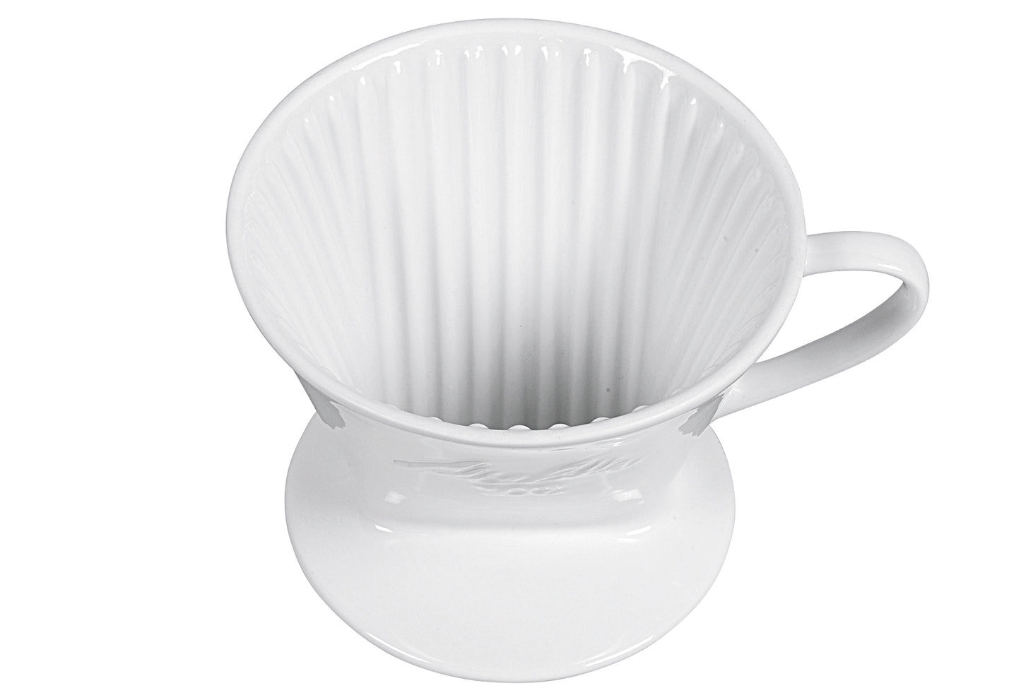 Kaffeefilter Porzellan Größe 102 1-Loch weiß