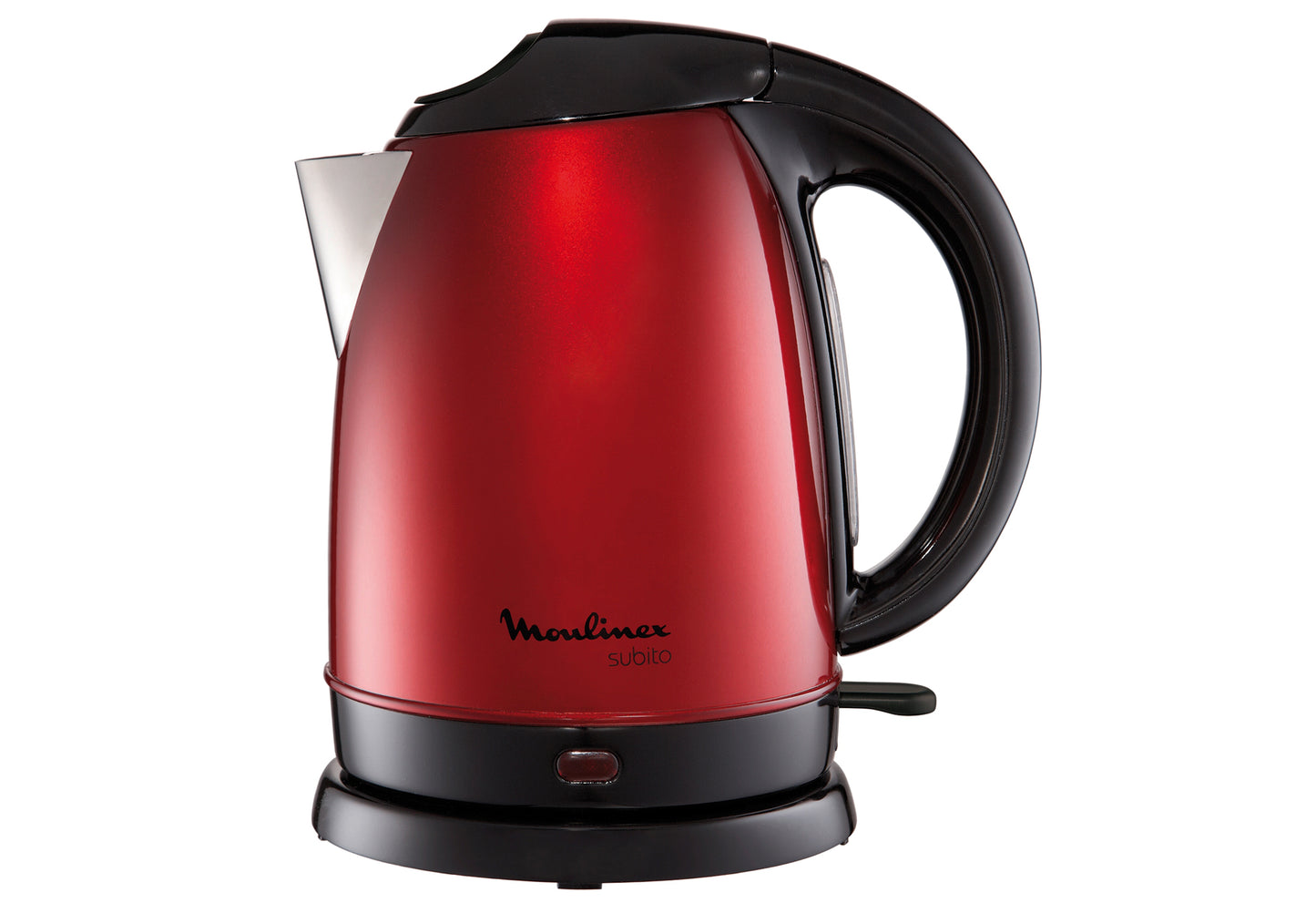 Wasserkocher BY 5305 kabelos 1,7 l 2400 Watt metallic-rot/schwarz