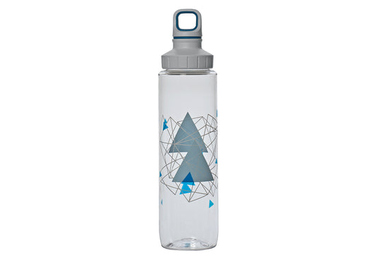 Trinkflasche Tritan Screw Geometry 0,7l transparent
